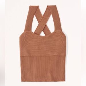 Abercrombie & Fitch Ottoman Cross-Back Tank Top
